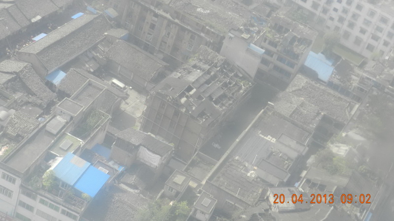 Fotos: El pueblo Taiping del distrito Lushan sacudido por el terremoto de 7,0 grados 7