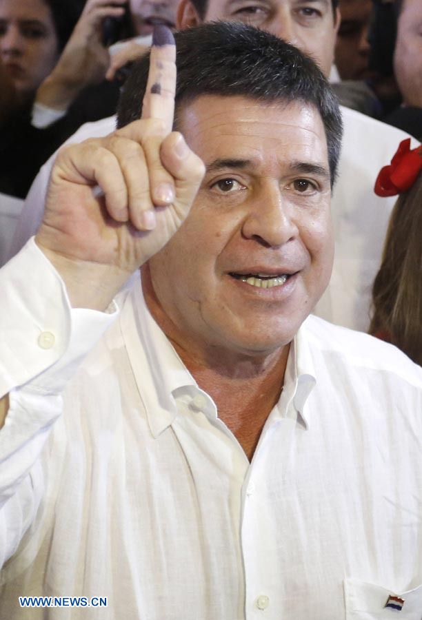 Declaran a Horacio Cartes nuevo presidente de Paraguay