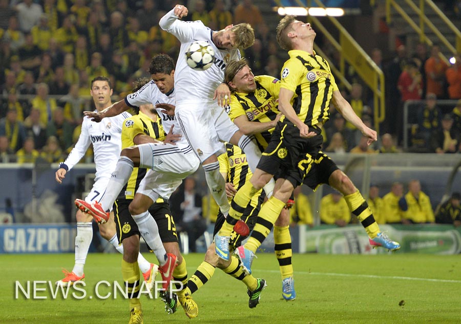 Fútbol: Dortmund golea 4-1 a Real Madrid en Liga de Campeones
