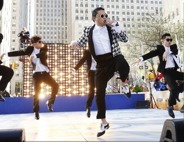 Psy ofrece espectáculo en "Today" de NBC (5)