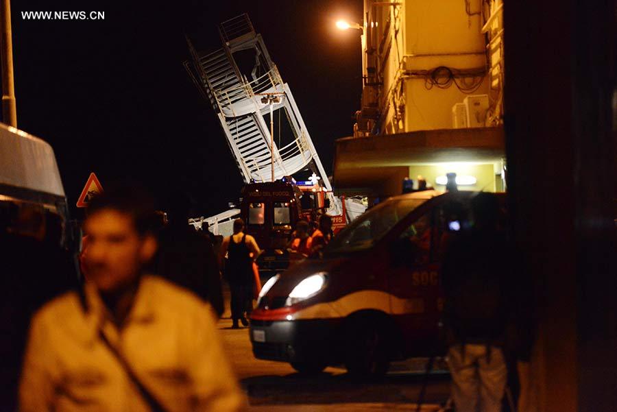 Se eleva a 7 número de muertos en accidente marítimo en Italia, dos desaparecidos