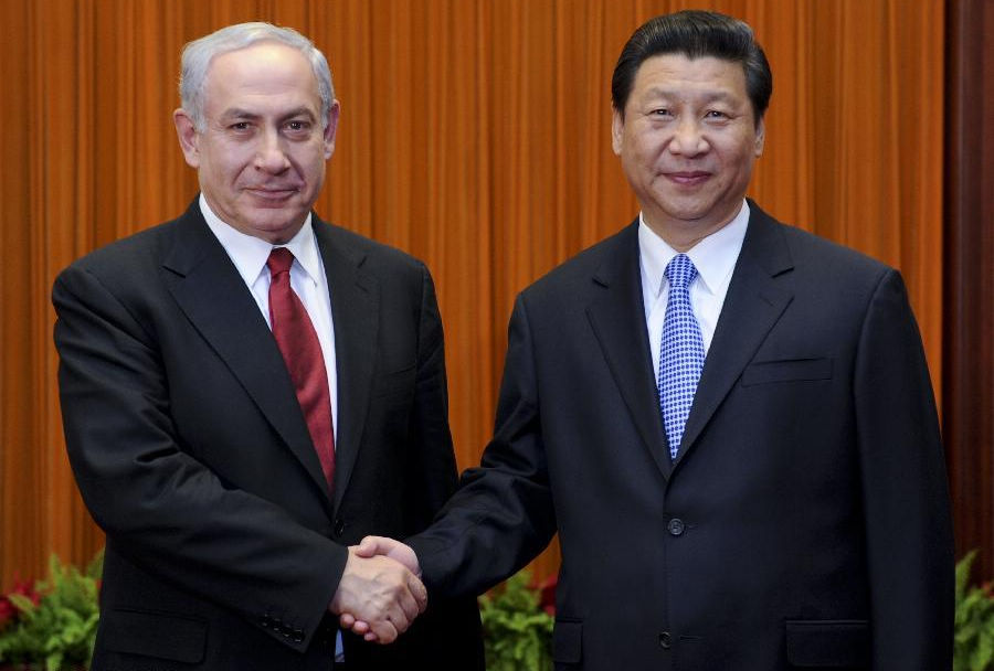 Presidente chino se reúne con primer ministro israelí