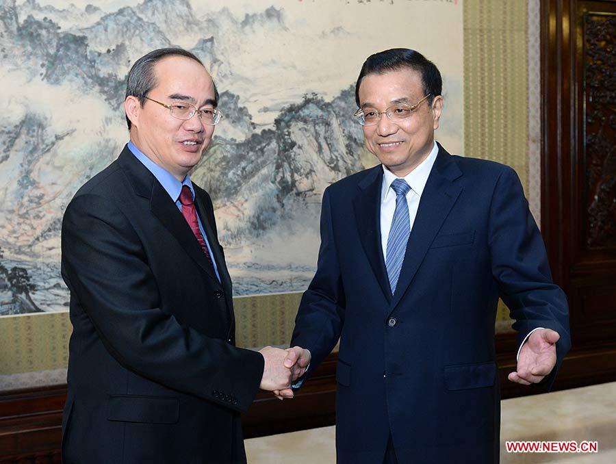 Primer ministro chino se reúne con viceprimer ministro vietnamita 