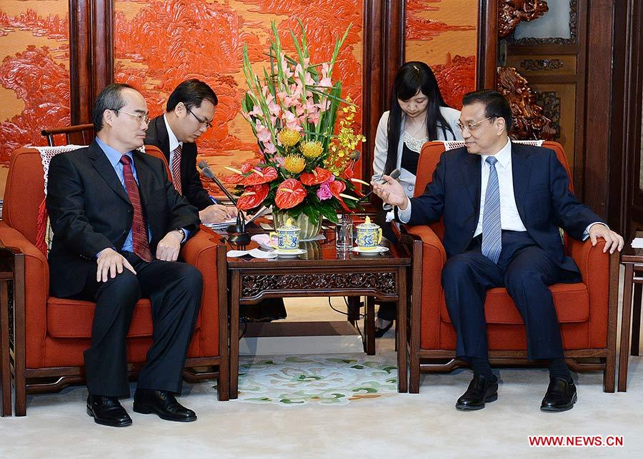 Primer ministro chino se reúne con viceprimer ministro vietnamita 