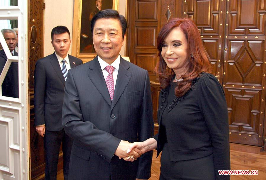 Vicepresidente chino destaca importancia de una mayor cooperación China-Argentina 