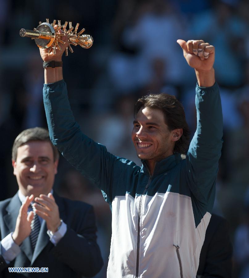 Tenis: Nadal logra Open de Madrid al ganar a suizo Wawrinka en dos sets