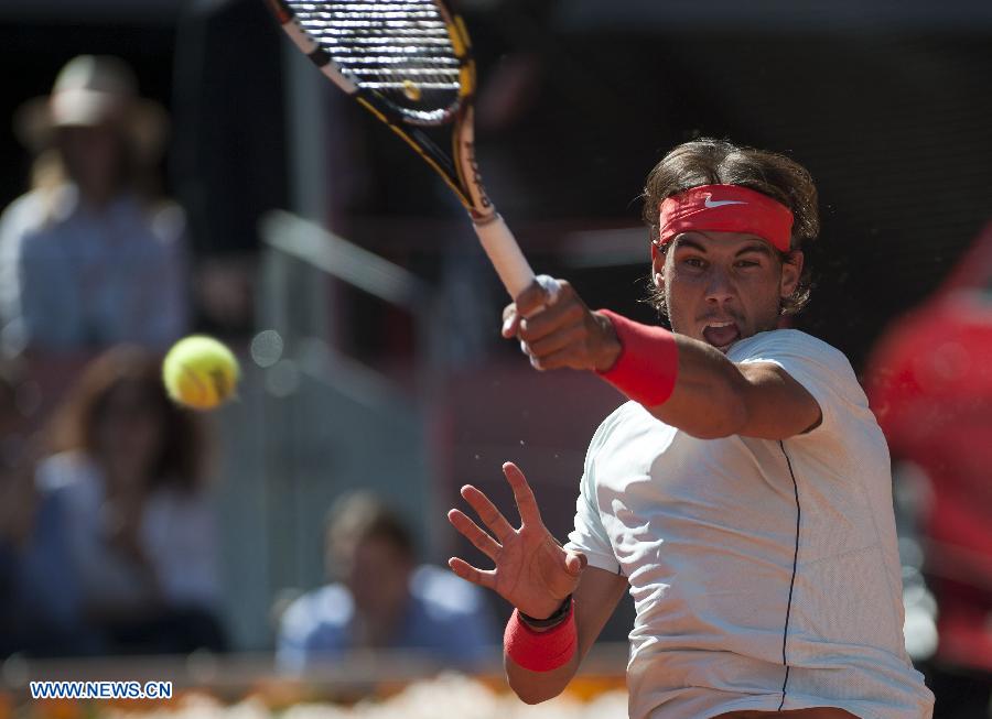 Tenis: Nadal logra Open de Madrid al ganar a suizo Wawrinka en dos sets