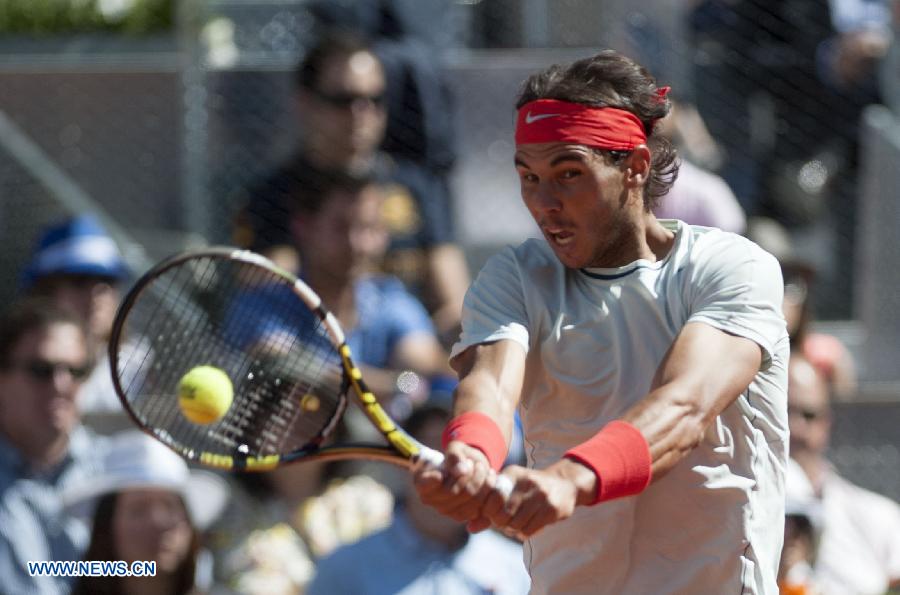 Tenis: Nadal logra Open de Madrid al ganar a suizo Wawrinka en dos sets
