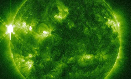Se registran dos gigantescas explosiones solares en un día