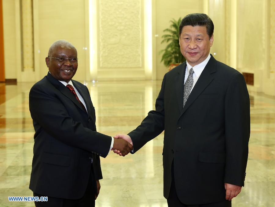 Presidente chino se reúne con homólogo de Mozambique