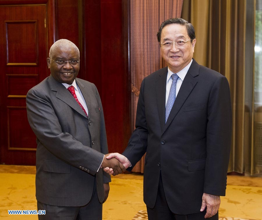 Máximo asesor político chino se reúne con presidente de Mozambique 