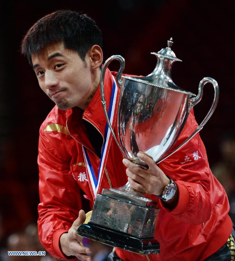 Tenis de mesa: Zhang Jike de China conserva título individual varonil en mundial