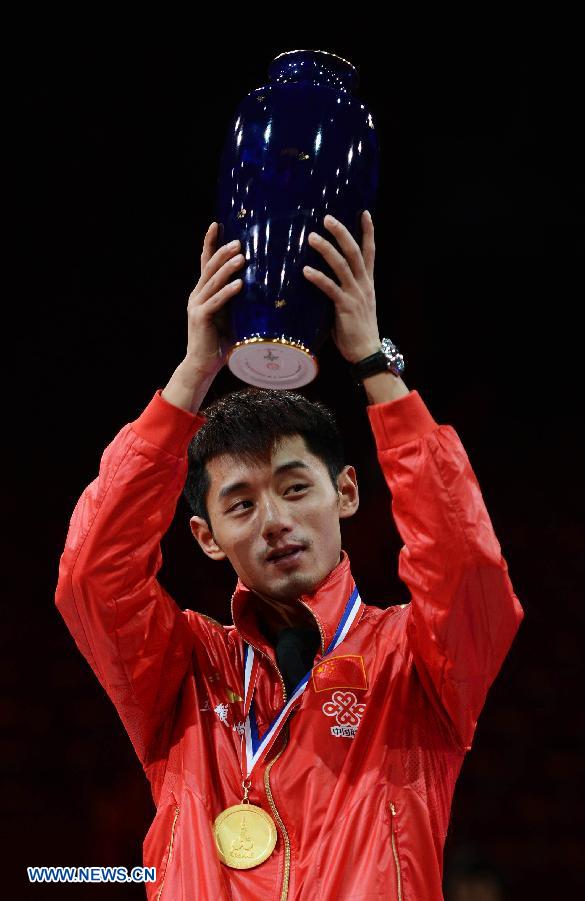 Tenis de mesa: Zhang Jike de China conserva título individual varonil en mundial