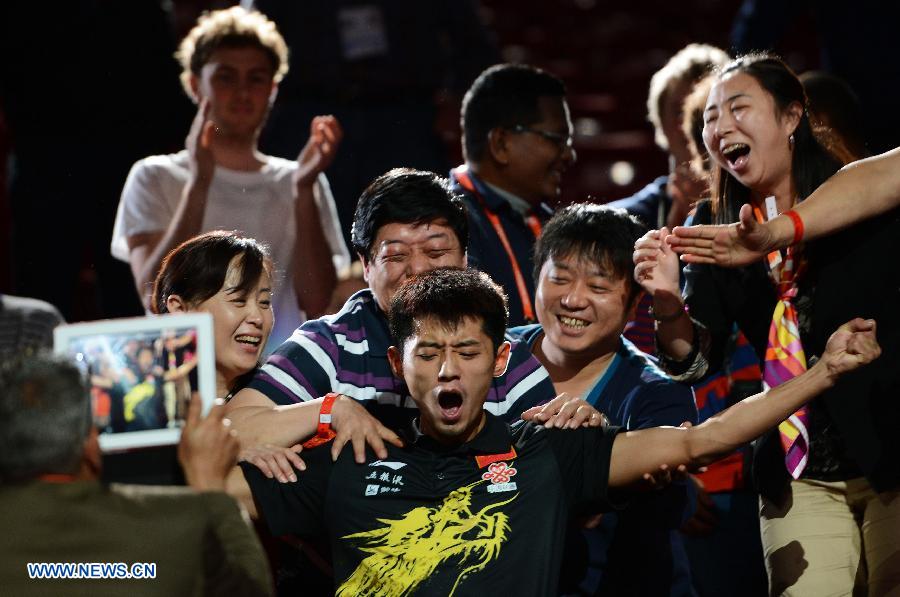 Tenis de mesa: Zhang Jike de China conserva título individual varonil en mundial
