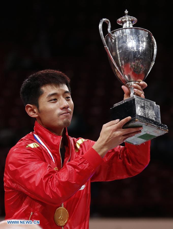 Tenis de mesa: Zhang Jike de China conserva título individual varonil en mundial