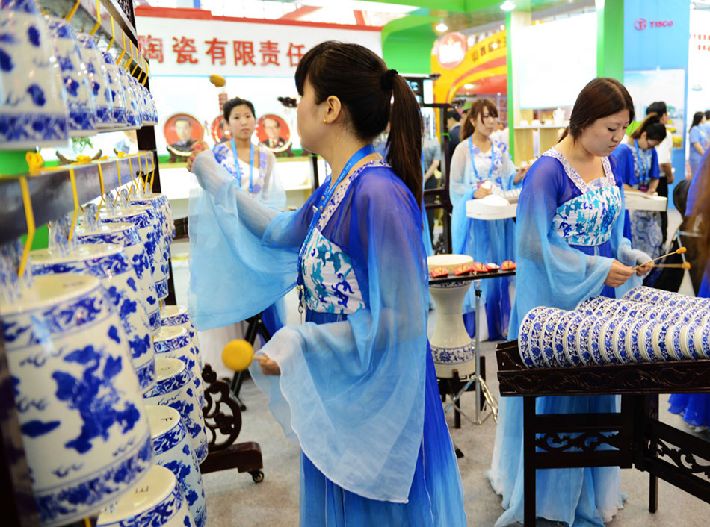 Arte tradicional en la Expo China Central 2013