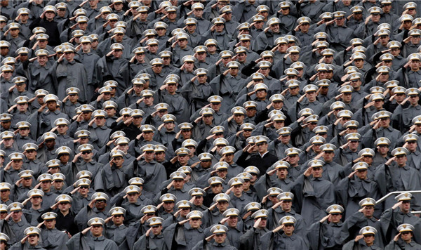 Ceremonia de graduación en West Point, EE.UU