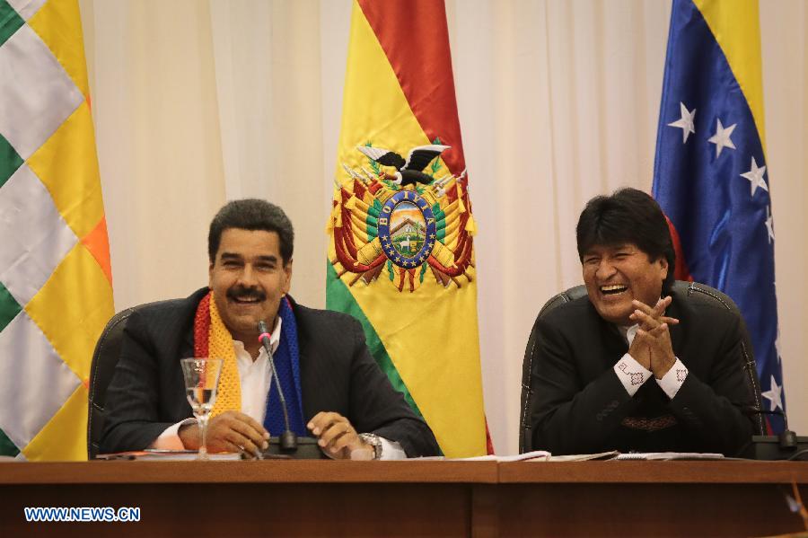 RESUMEN: Bolivia y Venezuela firman acuerdo para alianza estratégica