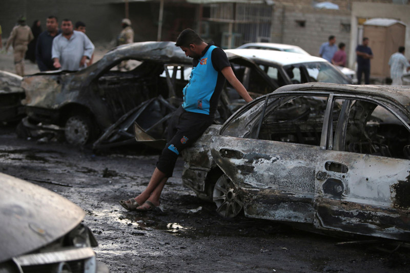 Ascienden a 34 los muertos y a 155 los heridos por atentados en Bagdad