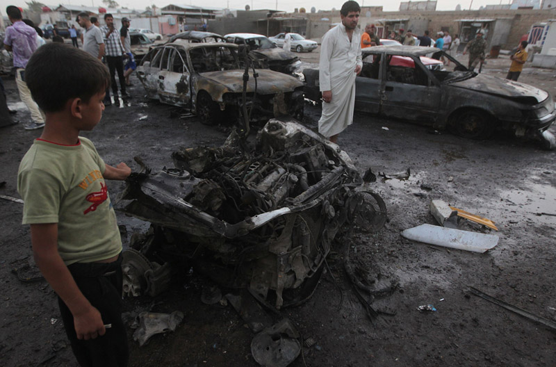 Ascienden a 34 los muertos y a 155 los heridos por atentados en Bagdad