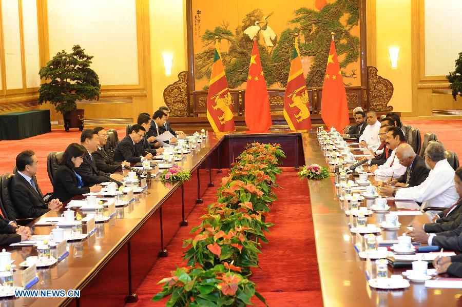 China y Sri Lanka elevarán sus relaciones