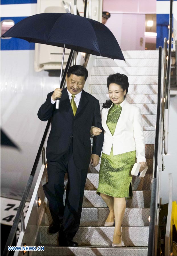 Presidente de China llega en visita de Estado a Trinidad y Tobago (2)