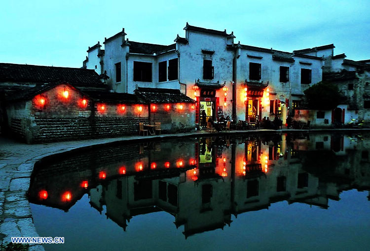 Construcciones antiguas de China Hongcun, Anhui