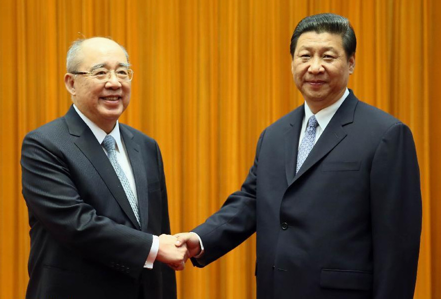 Xi Jinping se reúne con presidente honorario del KMT 