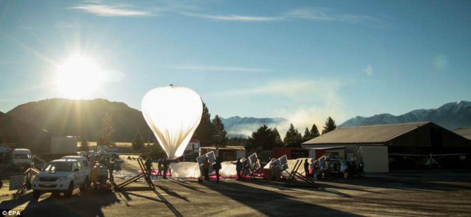 Google lanza globos para llevar internet al mundo
