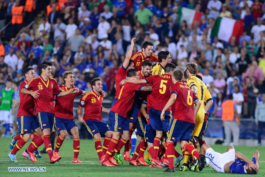 Fútbol: España derrota 4-2 a Italia y se proclama campeón europeo sub-21