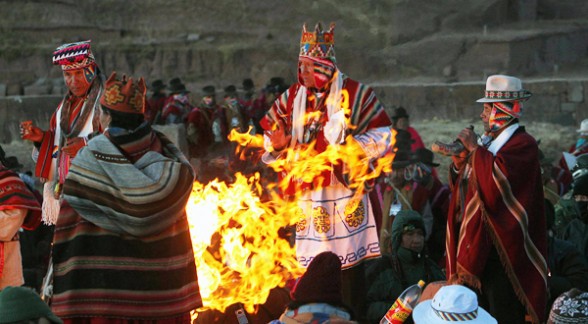 Bolivia festeja año nuevo andino amazónico