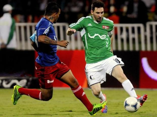 Fútbol: Messi y amigos vencen 9-6 en "Batalla de las Estrellas"