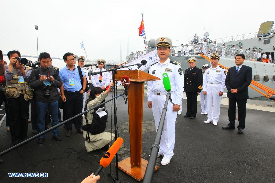 Buques de guerra chinos llegan a puerto ruso para ejercicios navales conjuntos  (4)