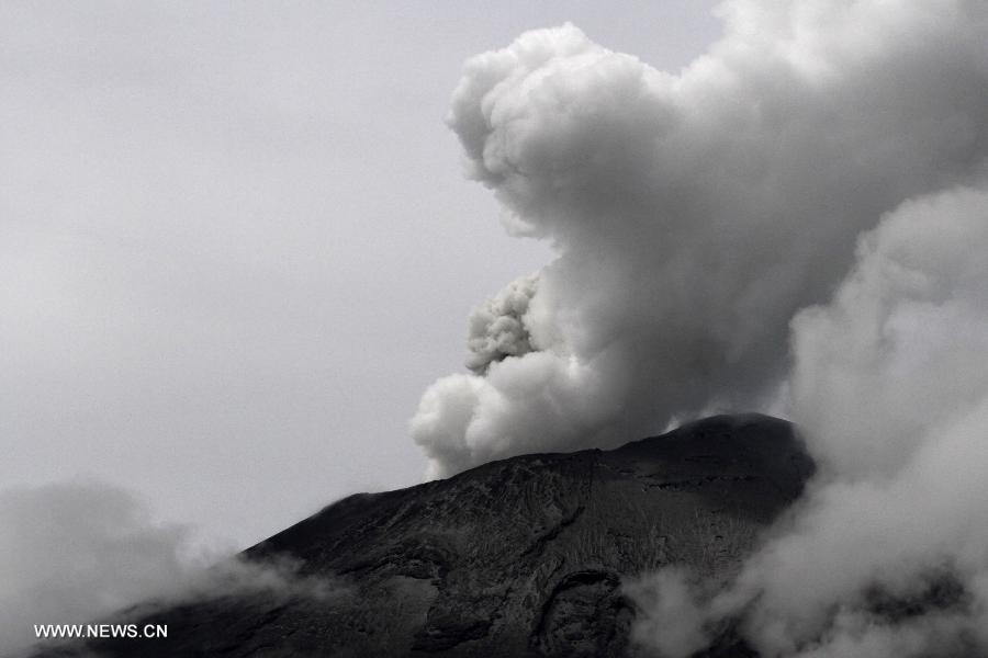 Alerta por volcan Popocatépetl