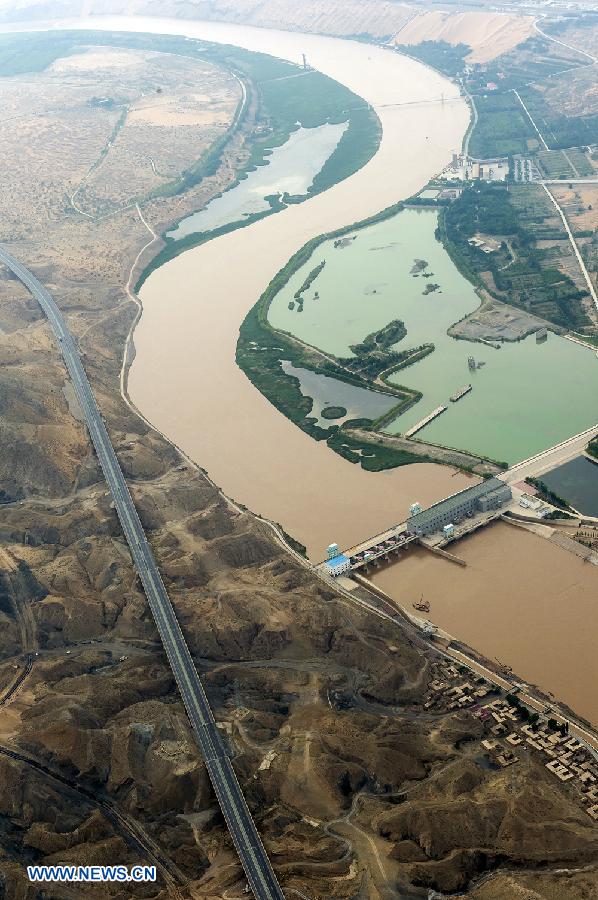 Ningxia: Bello paisaje de cañón del río Huanghe