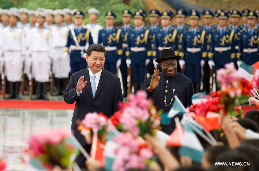 Presidentes de China y de Nigeria conversan sobre relaciones bilaterales
