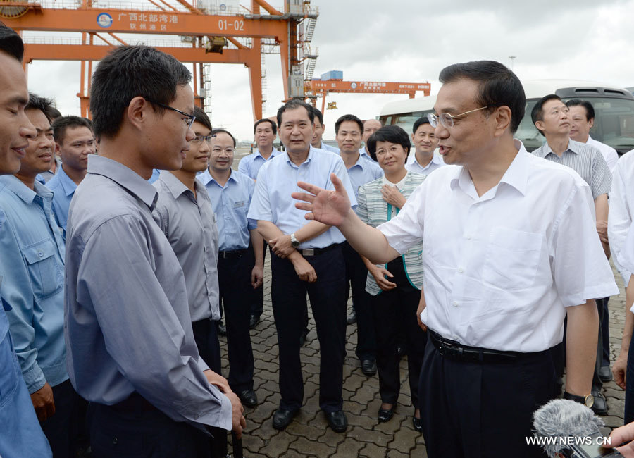 Premier chino visita Guangxi, promete apoyo político