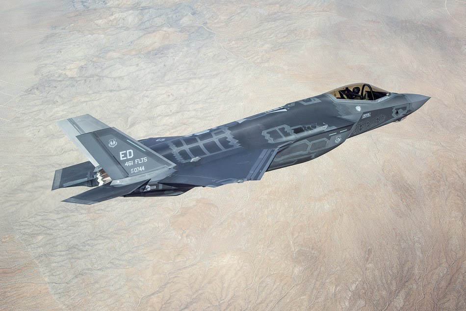 El avanzado caza F-35 de EE.UU.