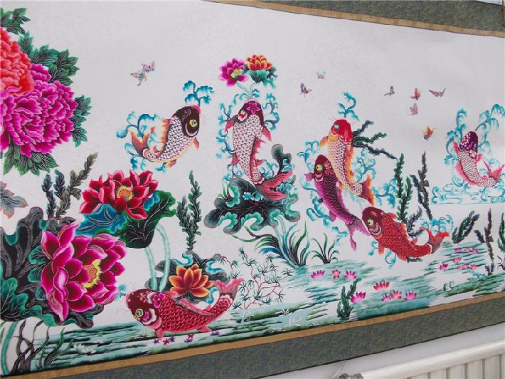 Celebran arte de papel recortado en Hebei (5)