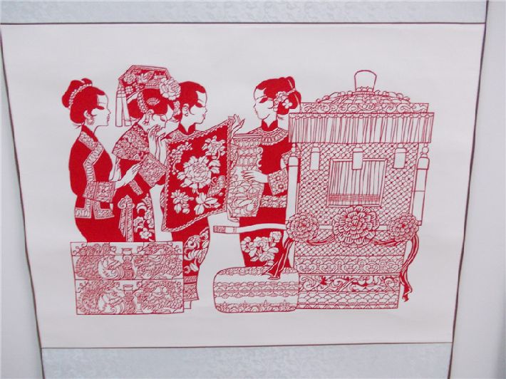 Celebran arte de papel recortado en Hebei (13)