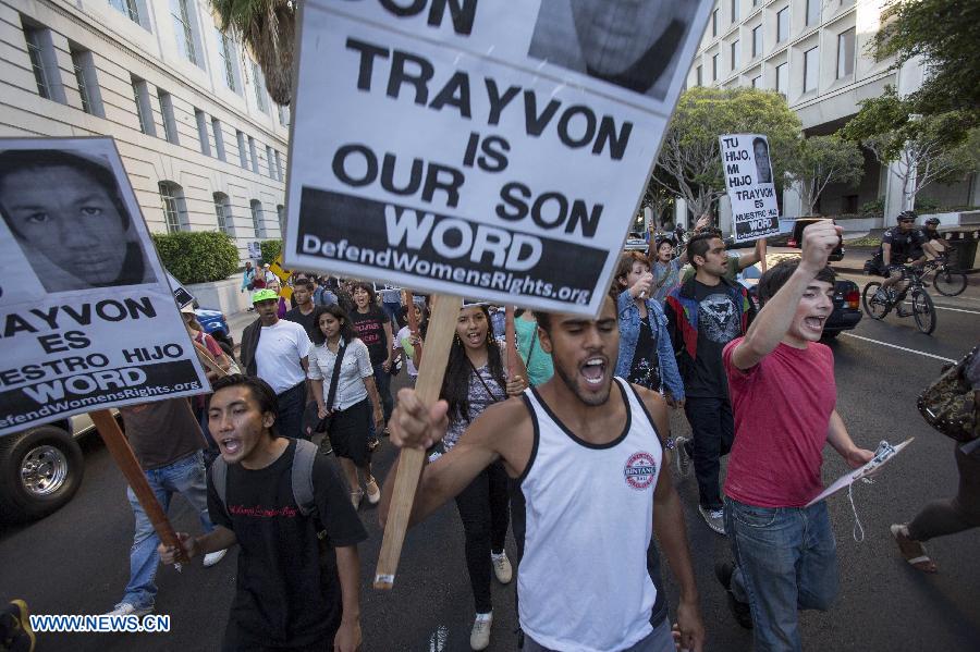 Múltiples manifestaciones en ciudades de EEUU por caso Trayvon Martin