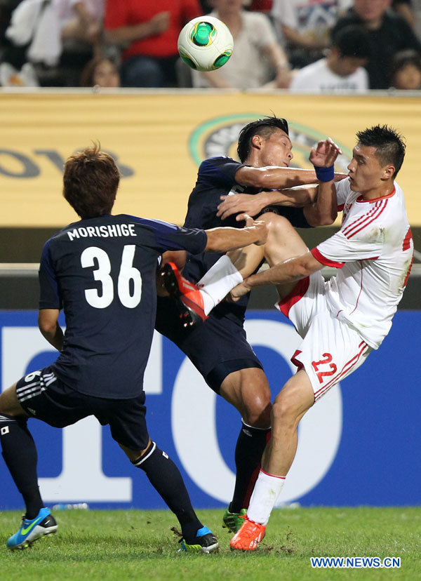 Fútbol: Empatan China y Japón 3 a 3 en Copa de Asia del Este
