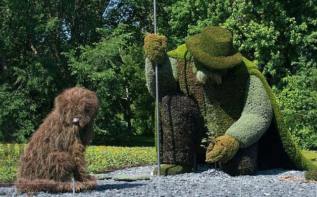 Esculturas vegetales increíbles en Jardín Botánico de Montreal 9