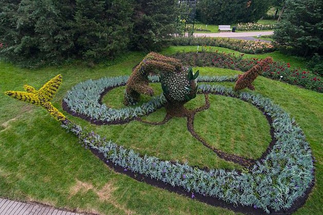Esculturas vegetales increíbles en Jardín Botánico de Montreal 7
