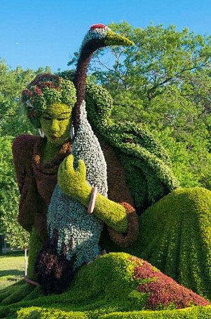 Esculturas vegetales increíbles en Jardín Botánico de Montreal 3