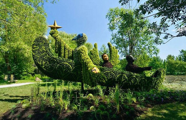 Esculturas vegetales increíbles en Jardín Botánico de Montreal 4