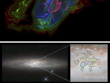 Ligan número de estrellas en galaxia a su velocidad de creación