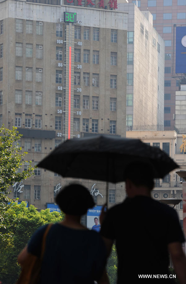 Alcanza temperatura de Shanghai altura récord