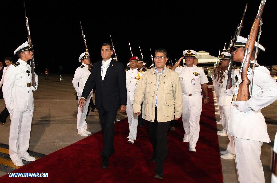 Presidentes de Venezuela y de Ecuador retoman reuniones