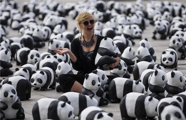 Esculturas de pandas en Berlín